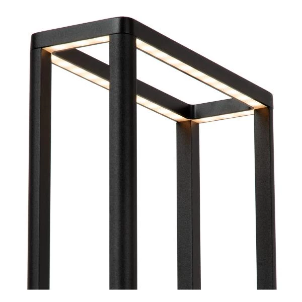 Lucide NARVIK - Pollerleuchte - LED - 1x9,2W 3000K - IP65 - Schwarz - detail 2